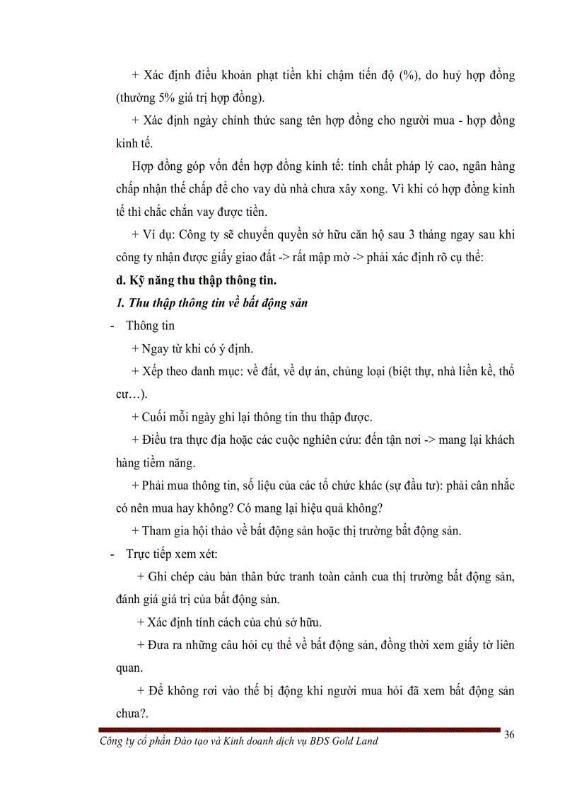 image for page Quy trình và kỹ năng môi giới bất động sản