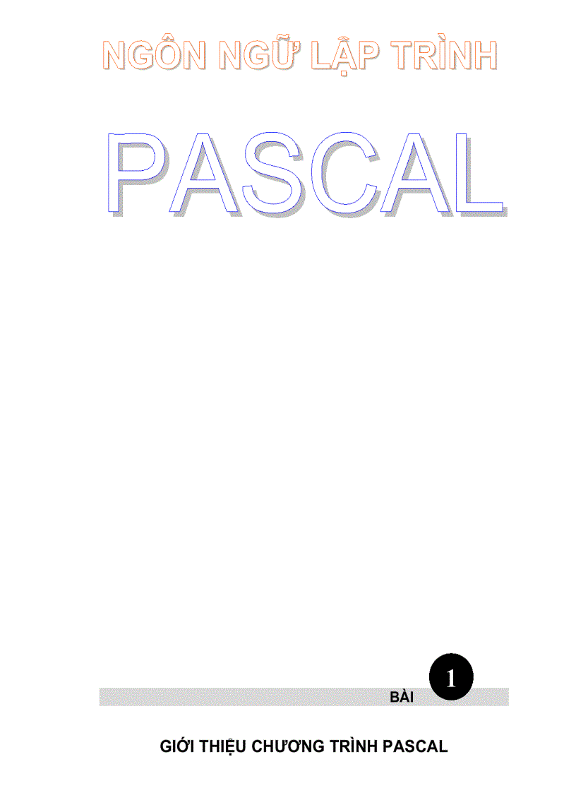 image for page Ngôn ngữ lập trình Pascal
