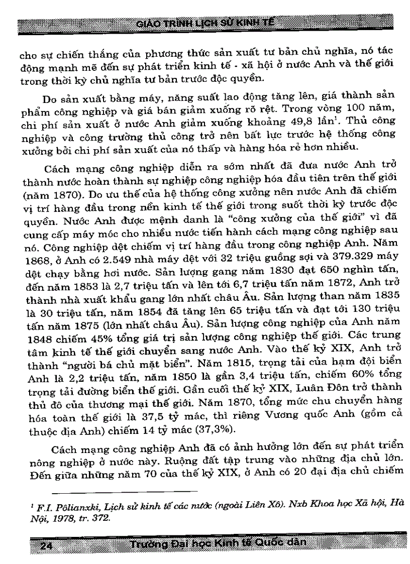 image for page SCAN Giáo trình Lịch sử kinh tế