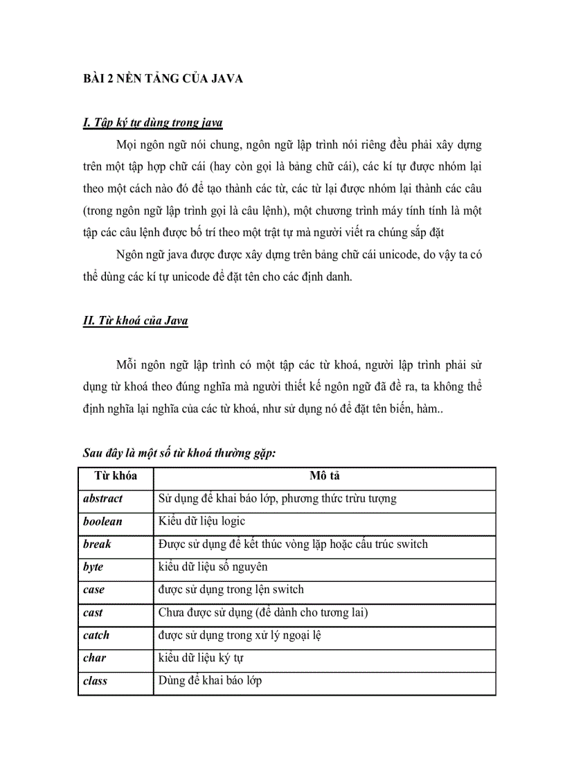 image for page Lập trình hướng đối tượng trong Java