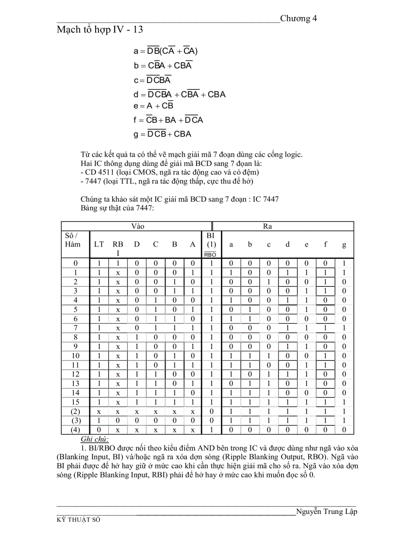 image for page Mạch tổ hợp