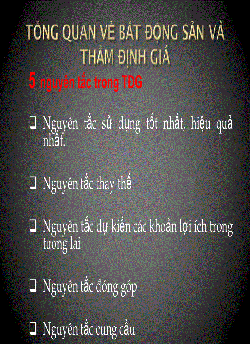 image for page Tổng quan về bđs và thẩm định giá