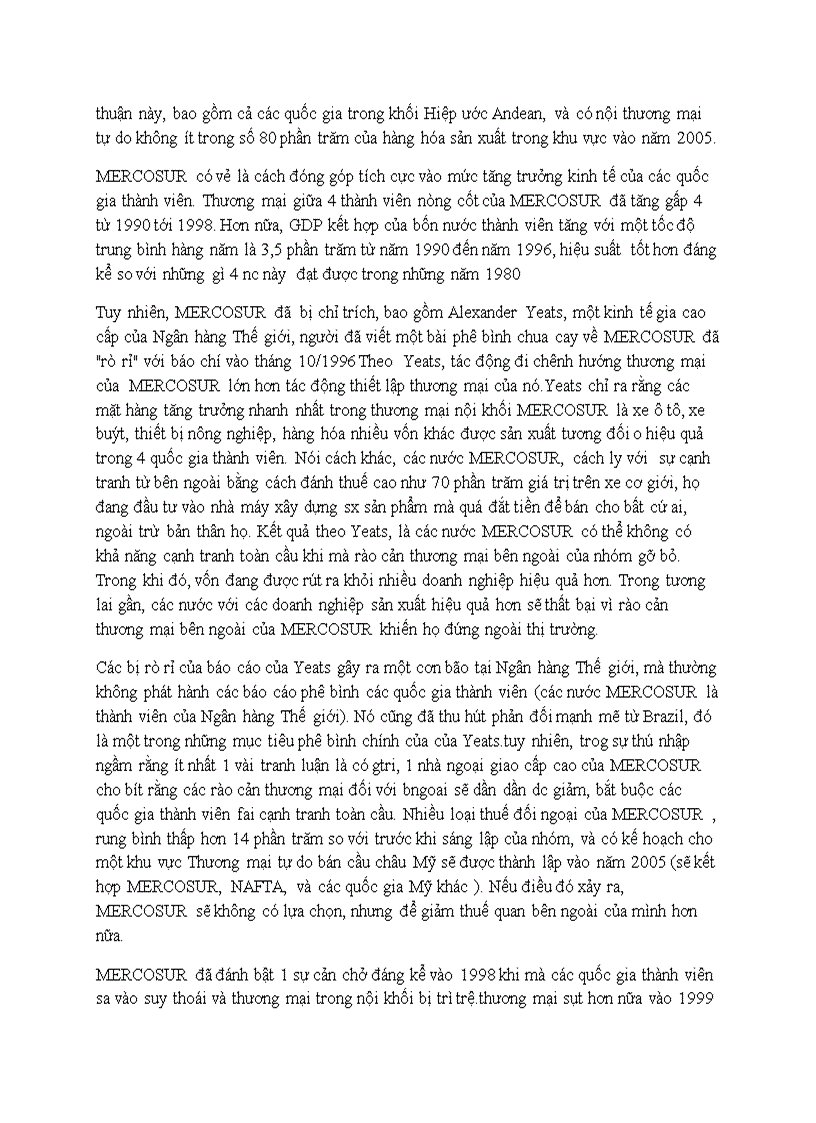 image for page Sự hội nhập kinh tế khu vực ở châu Mỹ 1