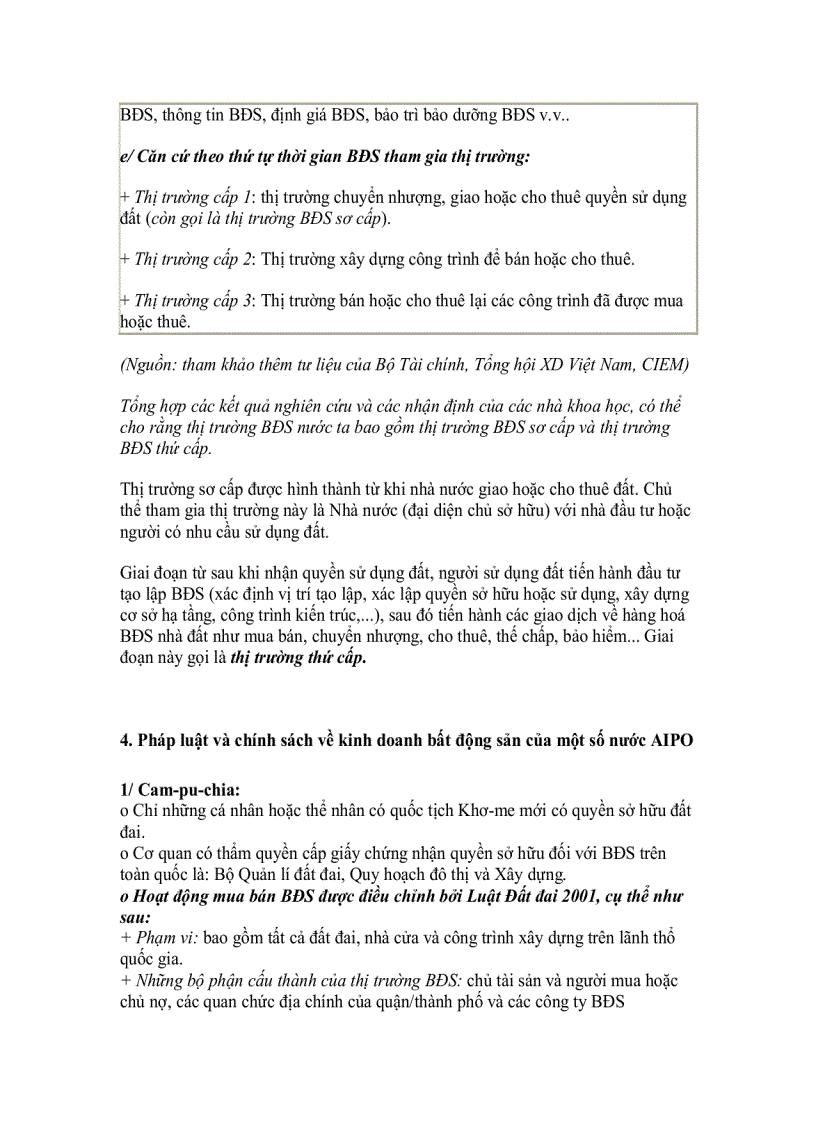 image for page Một số vấn đề lý luận về khái niệm thị trường bất động sản