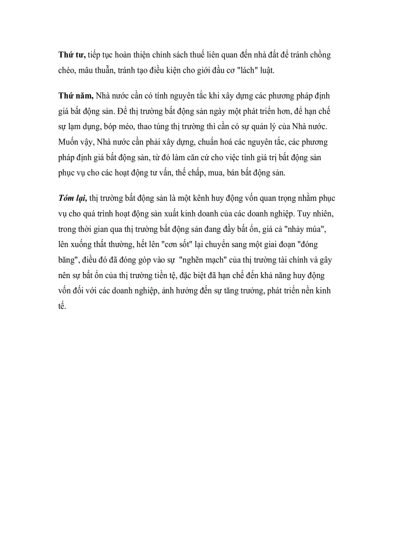 image for page Thực trạng huy động vốn từ thị trường bất động sản ở việt nam hiện nay 1