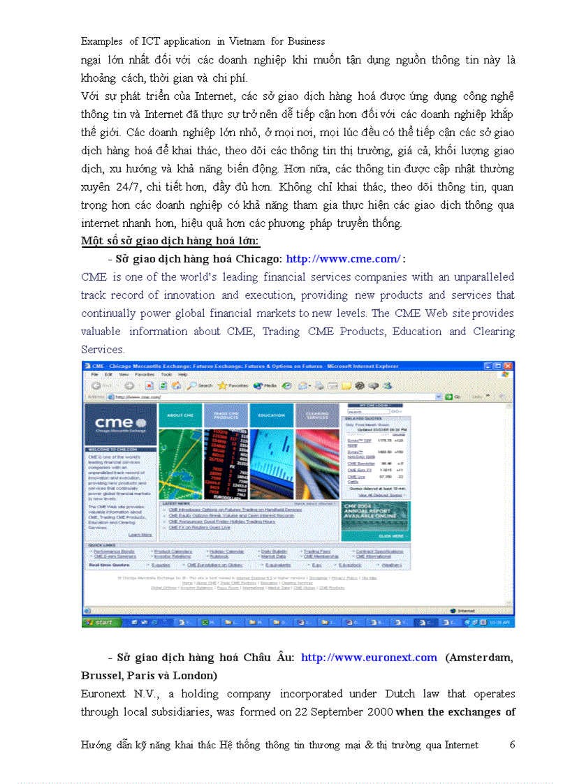 Hướng dẫn kỹ năng khai thác hệ thống thông tin thương mại thị trường quốc tế trên internet