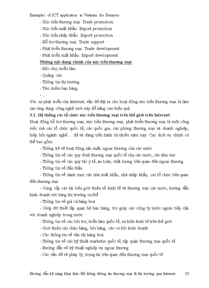 image for page Hướng dẫn kỹ năng khai thác hệ thống thông tin thương mại thị trường quốc tế trên internet