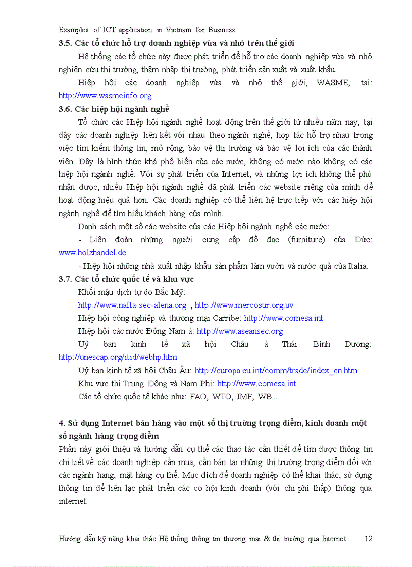 image for page Hướng dẫn kỹ năng khai thác hệ thống thông tin thương mại thị trường quốc tế trên internet