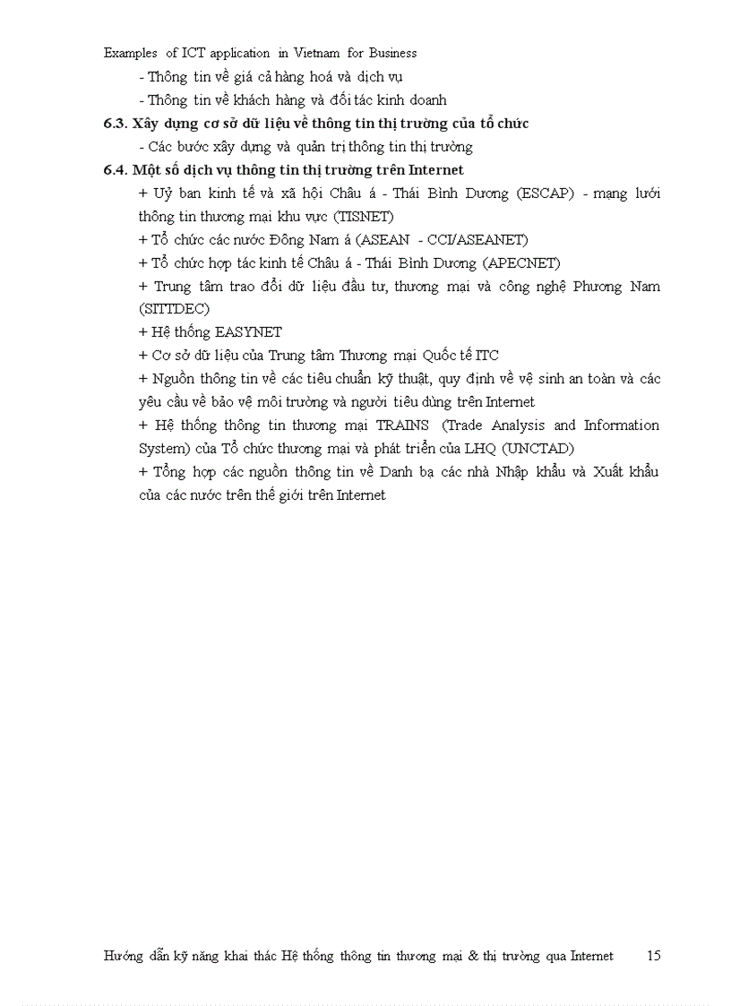 image for page Hướng dẫn kỹ năng khai thác hệ thống thông tin thương mại thị trường quốc tế trên internet