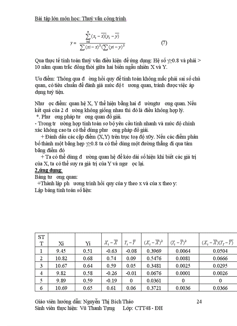 image for page Bài tập lớn môn học Thuỷ văn công trình