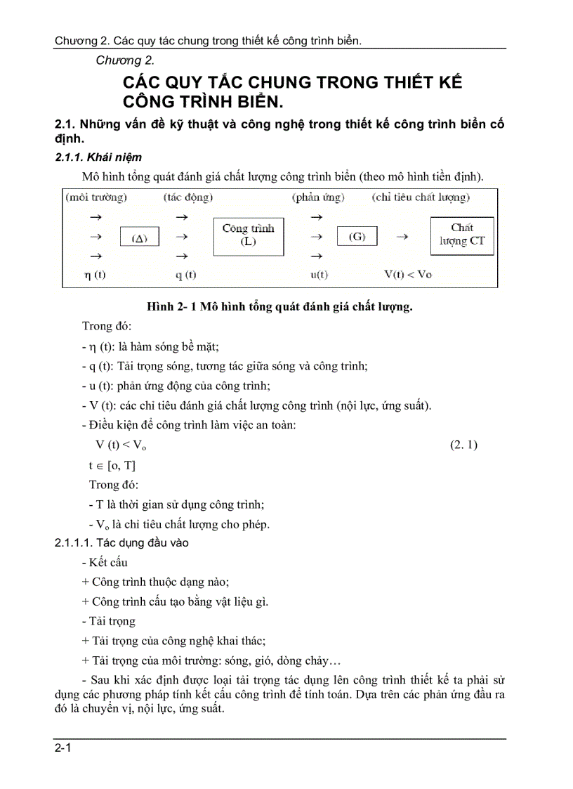 image for page Các quy tắc chung trong thiết kế công trình biển