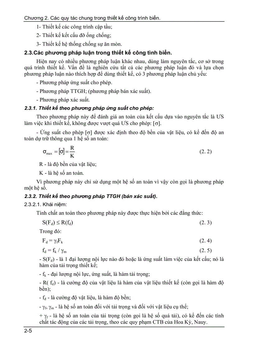 image for page Các quy tắc chung trong thiết kế công trình biển