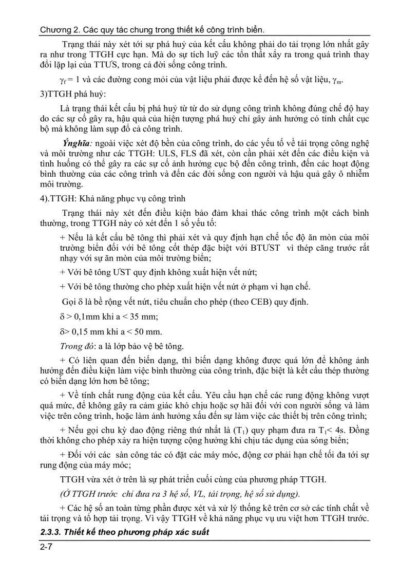 image for page Các quy tắc chung trong thiết kế công trình biển