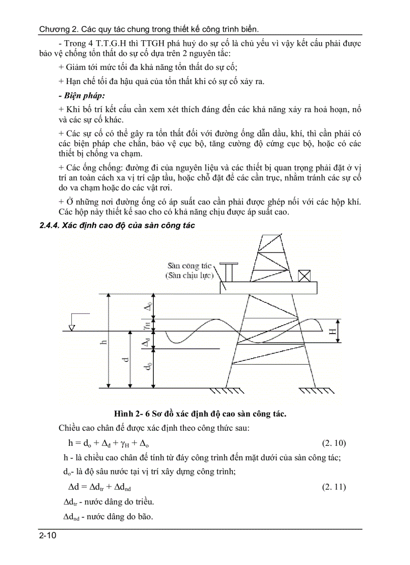 image for page Các quy tắc chung trong thiết kế công trình biển