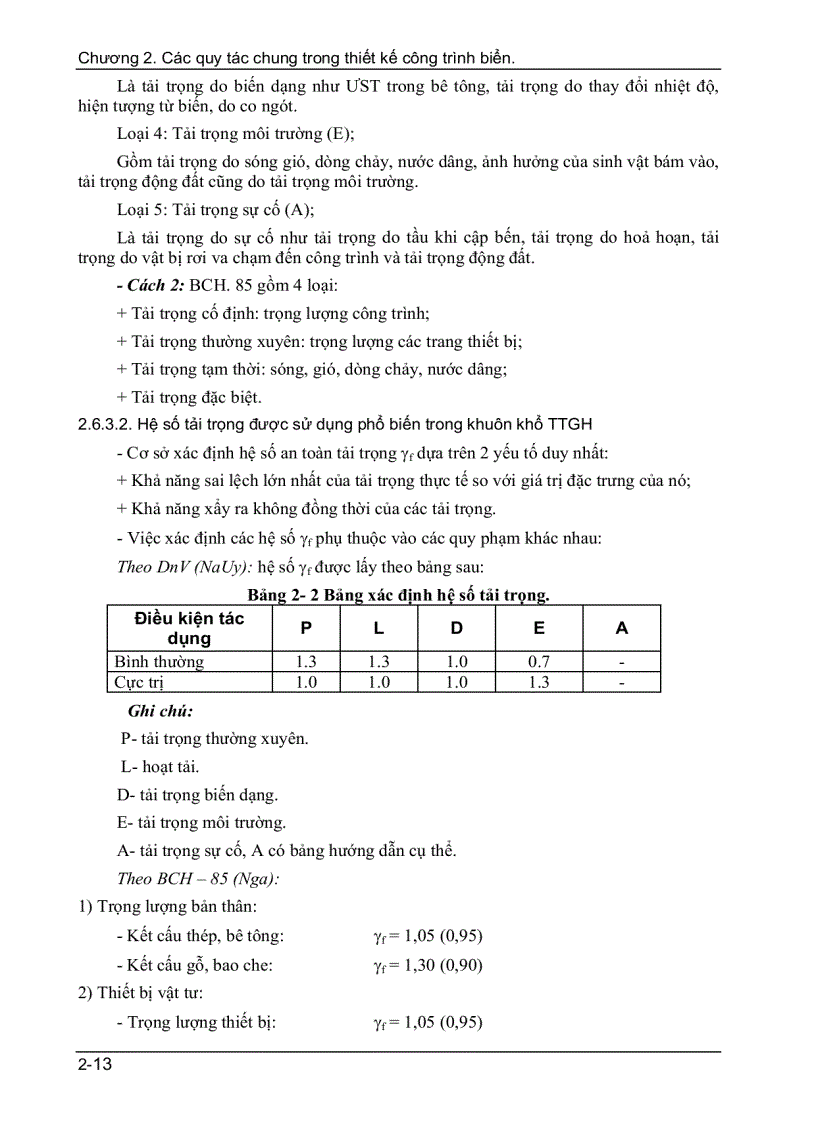 image for page Các quy tắc chung trong thiết kế công trình biển