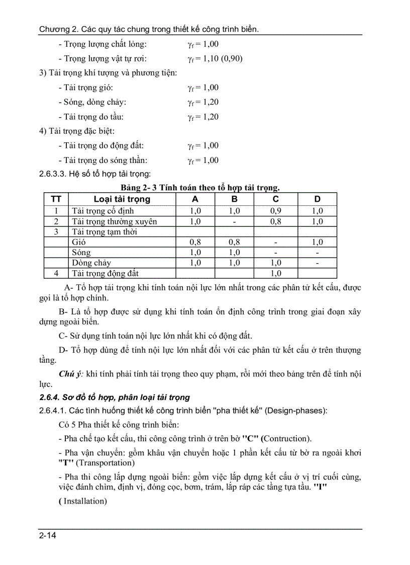 image for page Các quy tắc chung trong thiết kế công trình biển