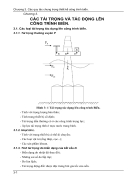 Các tải trọng và tác động lên công trình biển