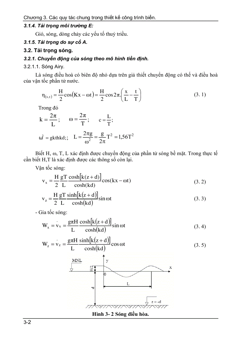 image for page Các tải trọng và tác động lên công trình biển