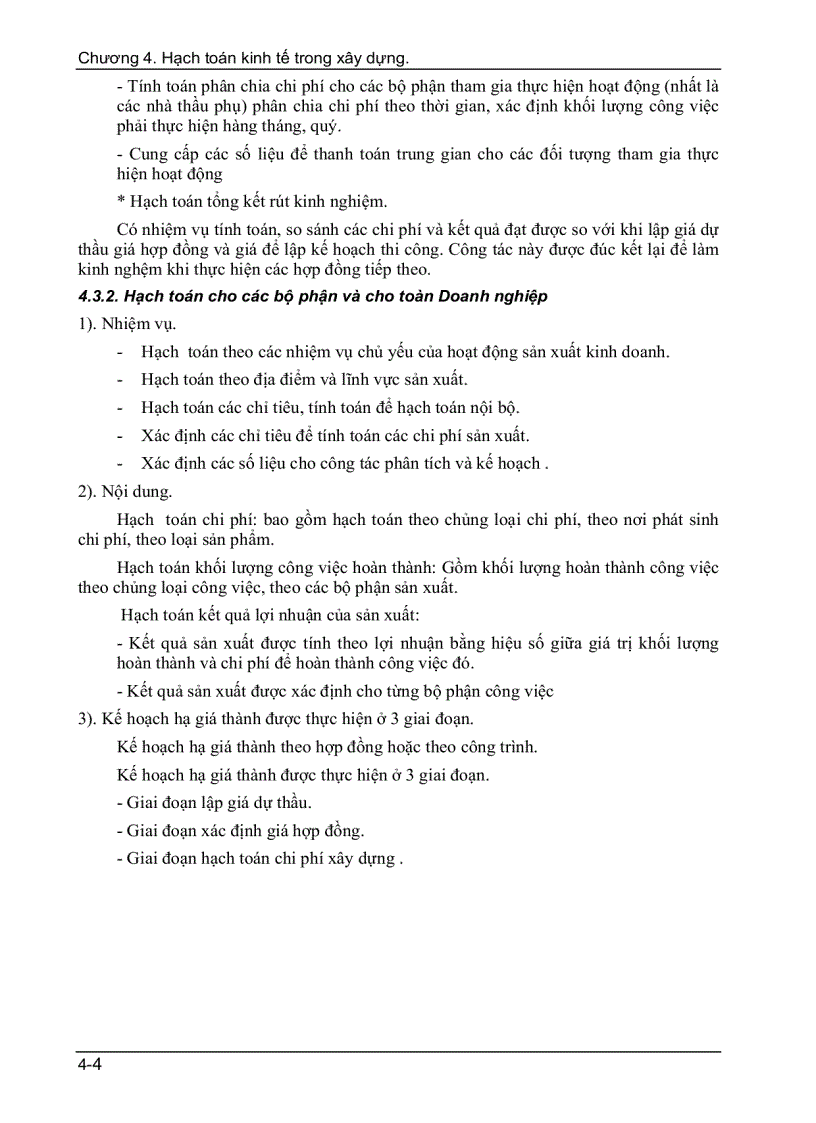 image for page Hạch toán kinh tế trong xây dựng