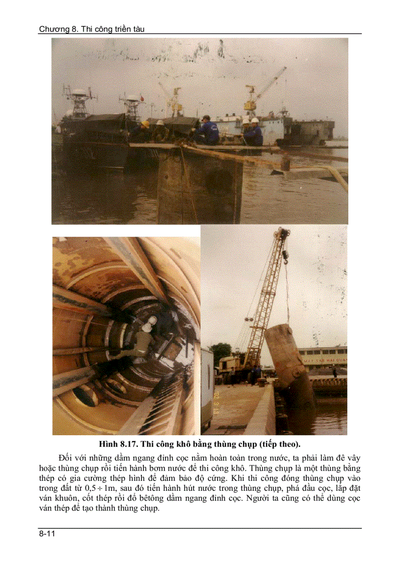 image for page Thi công triền tàu