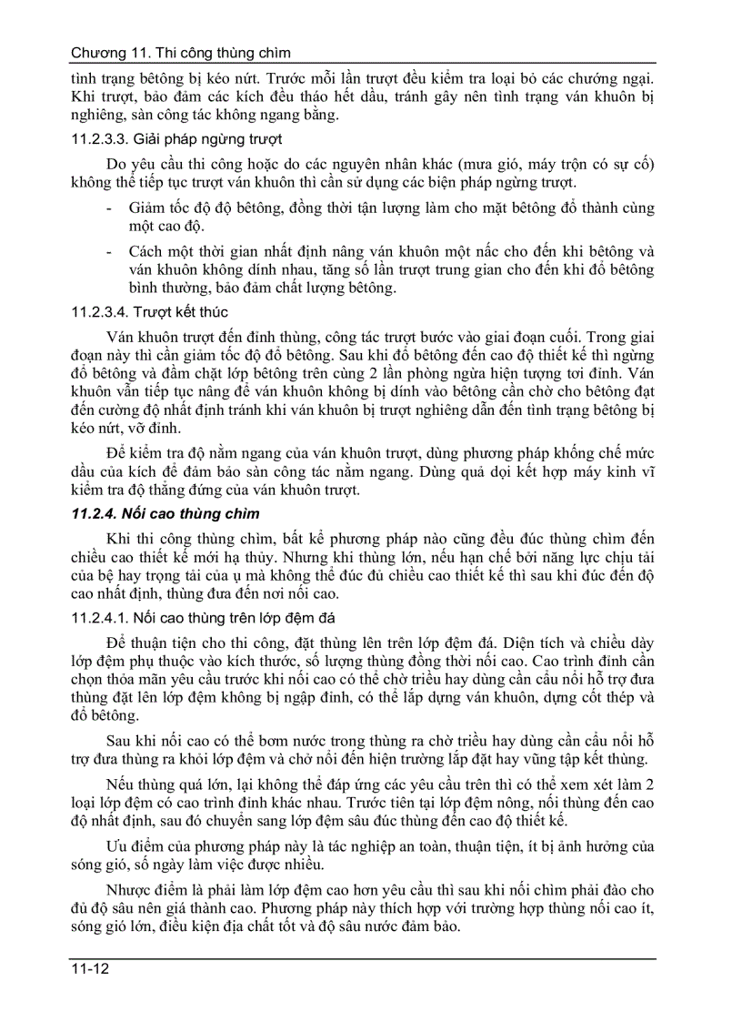 image for page Thi công thùng chìm