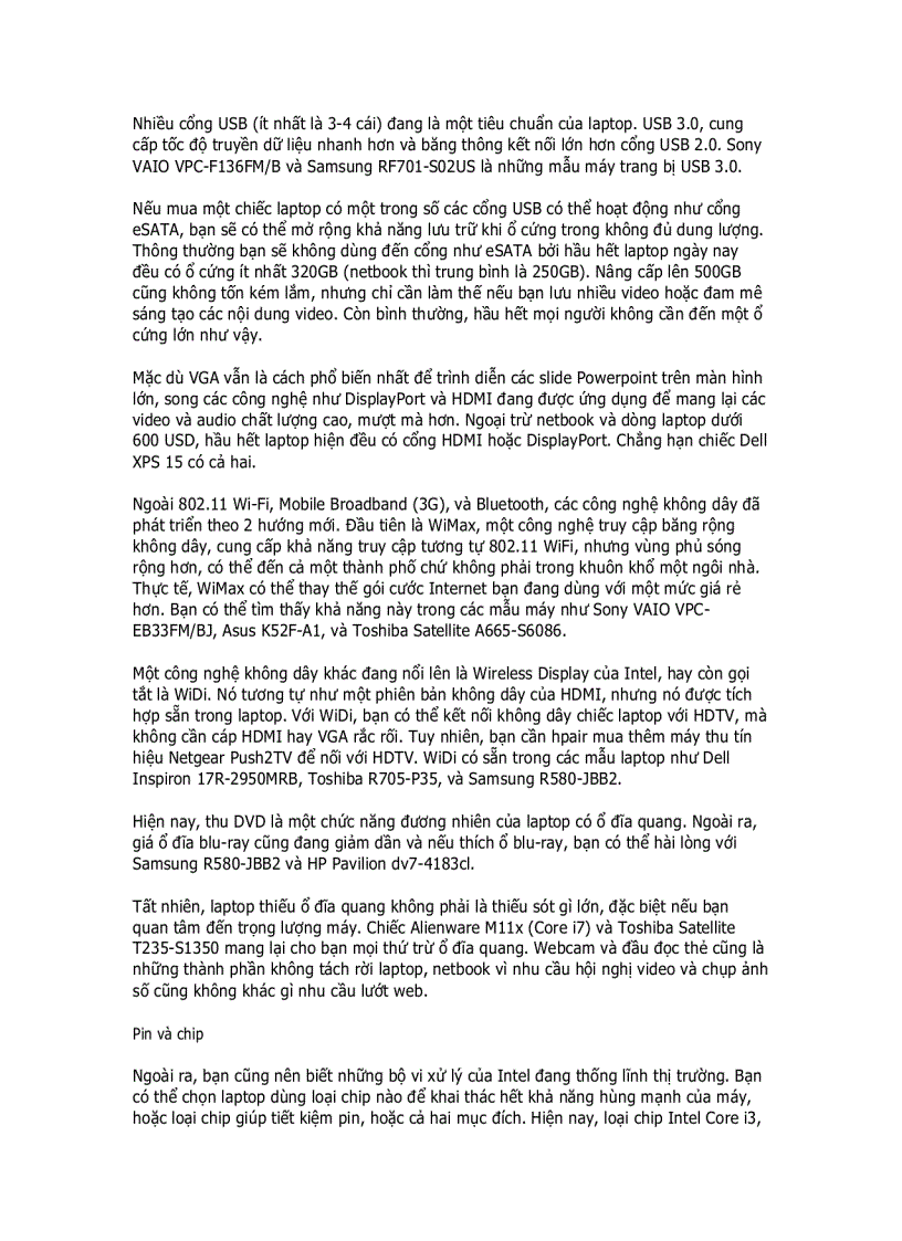 image for page Bạn đã biết cách chọn mua laptop