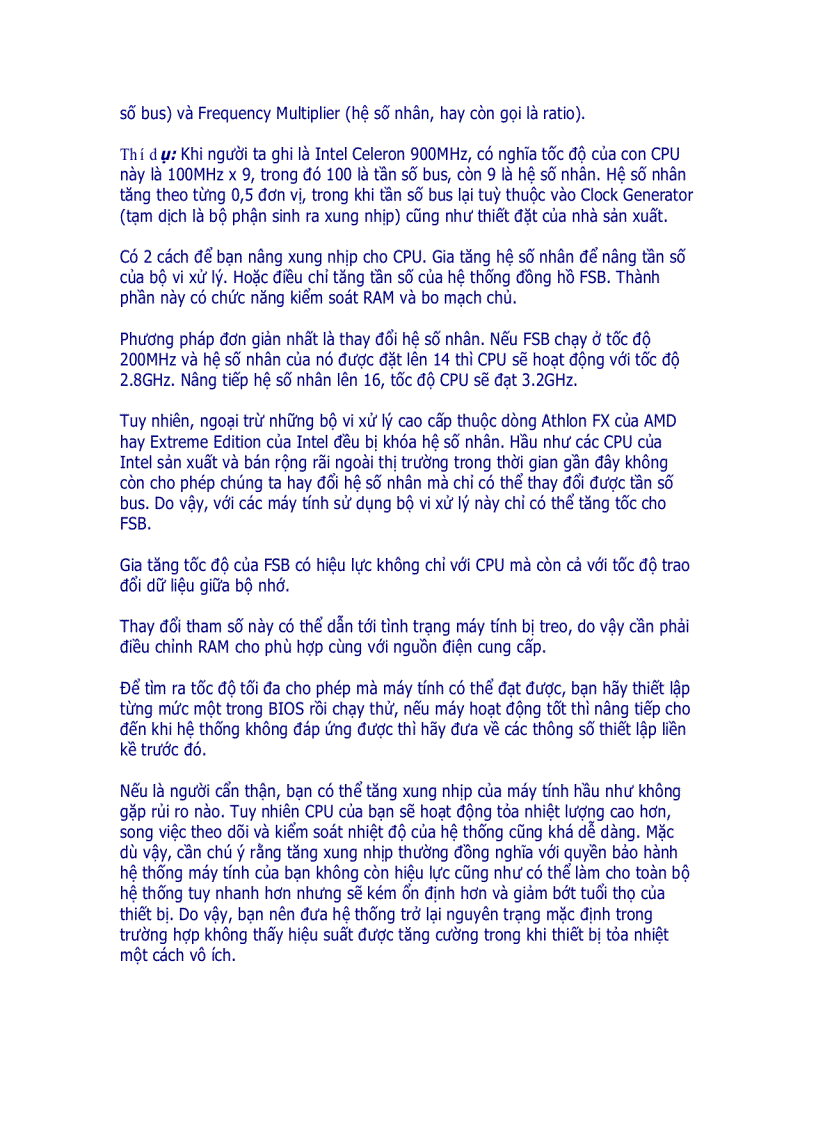 image for page Tăng tốc phần cứng từ BIOS máy tính phần đầu