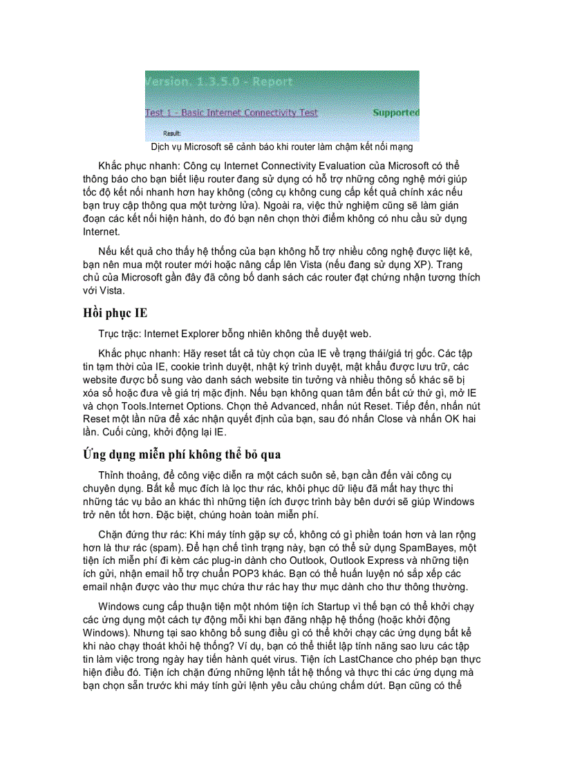 image for page Độ Windows trong tíc tắc