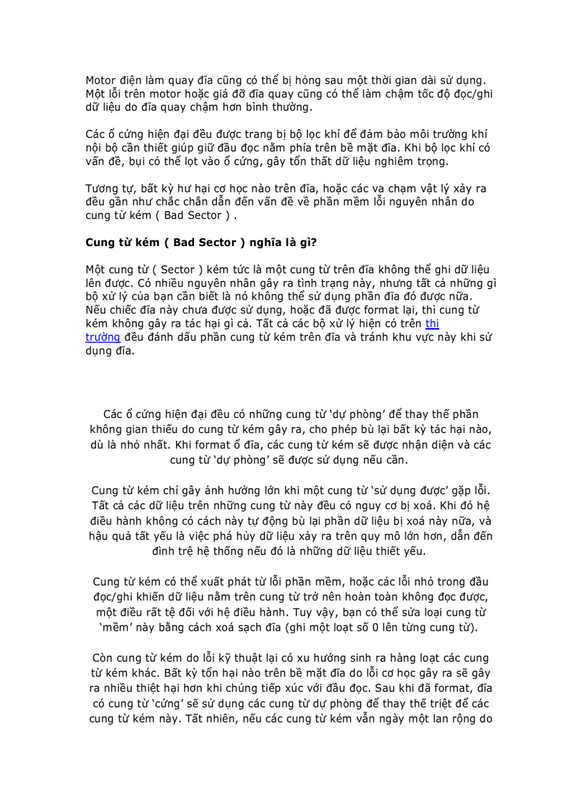 image for page Dành cho người mới bắt đầu cách chữa trị ổ cứng Phần 1