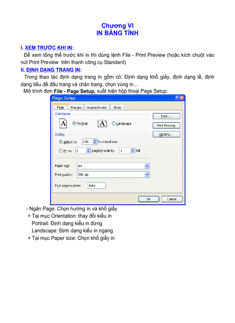 image for page Micrsoft excel trọng tâm