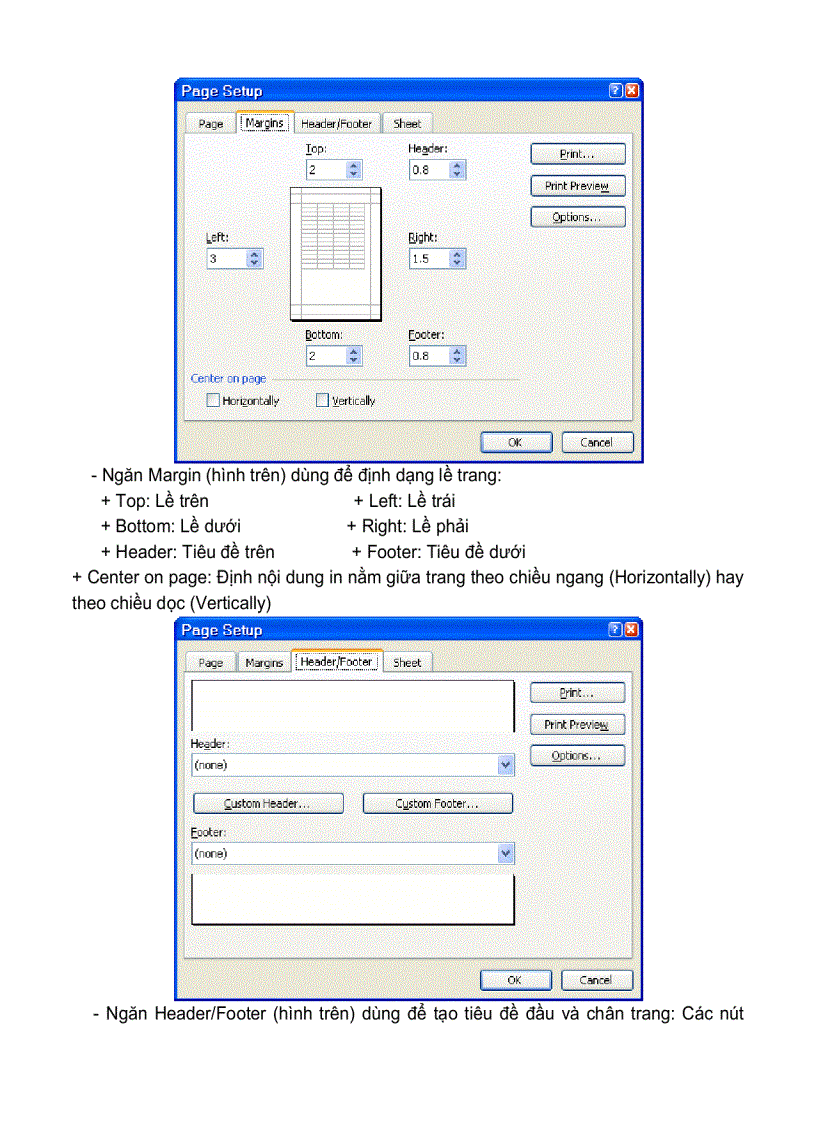 image for page Micrsoft excel trọng tâm