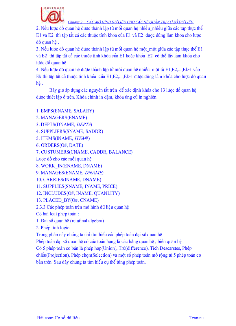 image for page Các mô hình dữ liệu cho các hệ cơ sở dữ liệu