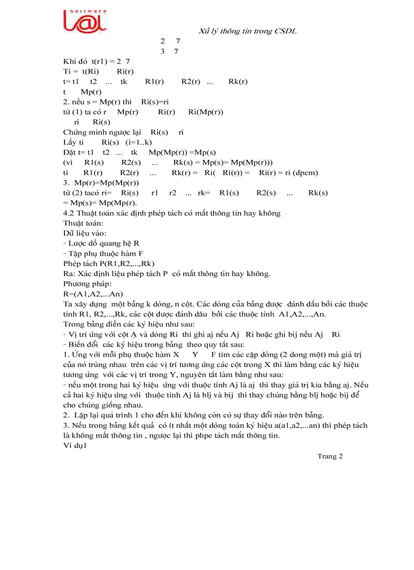 image for page Tách không mất thông tin