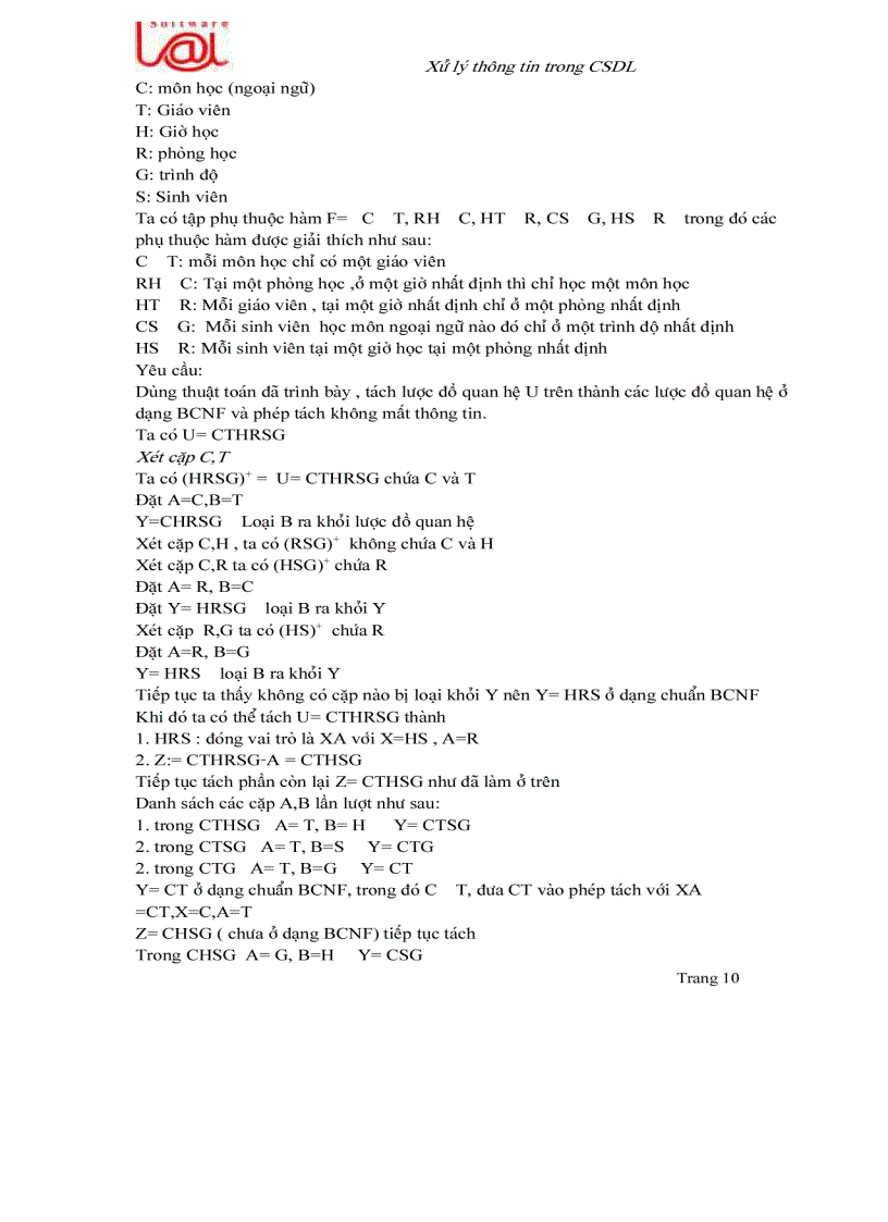 image for page Tách không mất thông tin