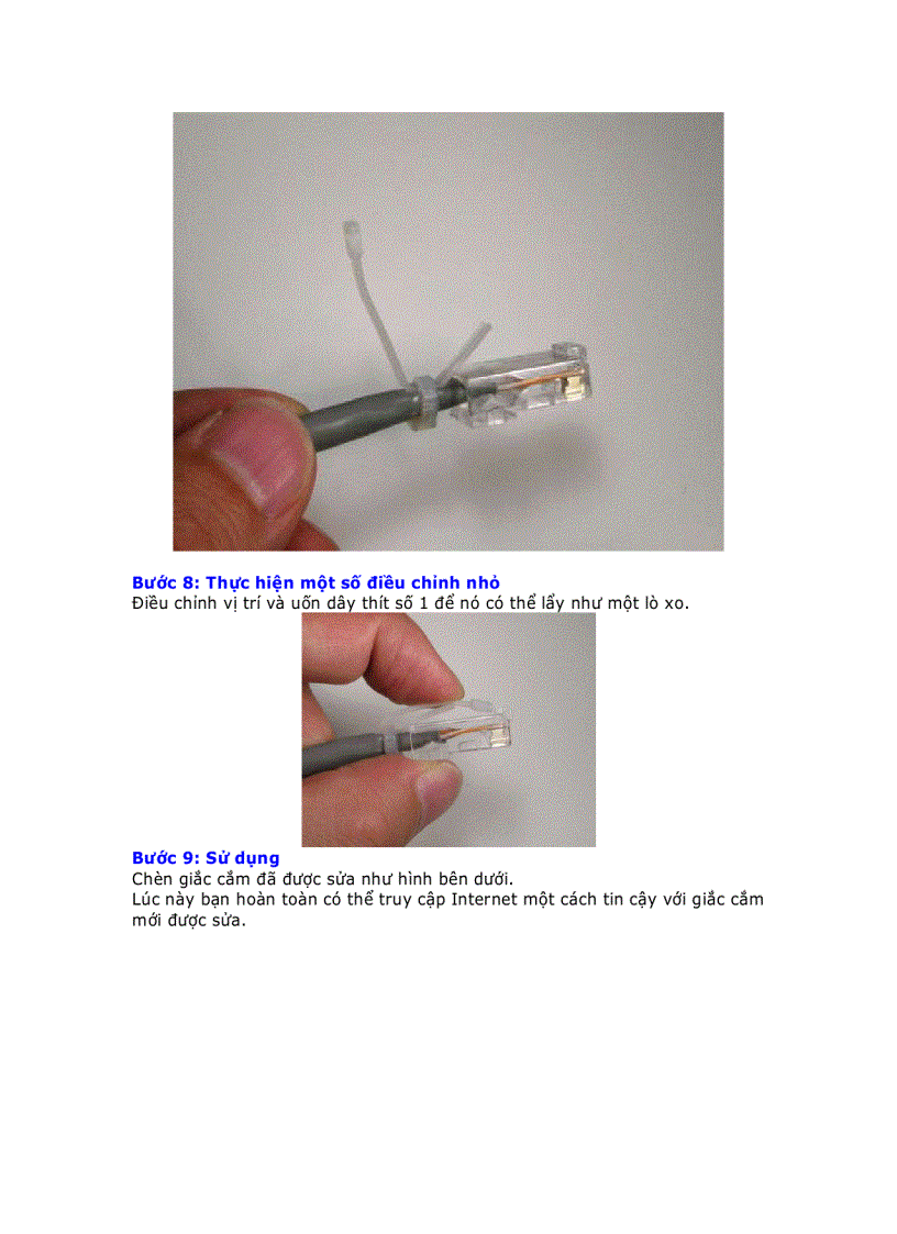 image for page Sửa giắc cắm Ethernet bị gẫy lẫy