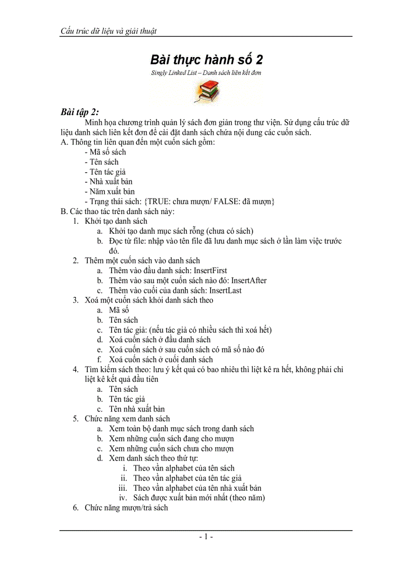 image for page Bài tập cấu trúc dữ liệu