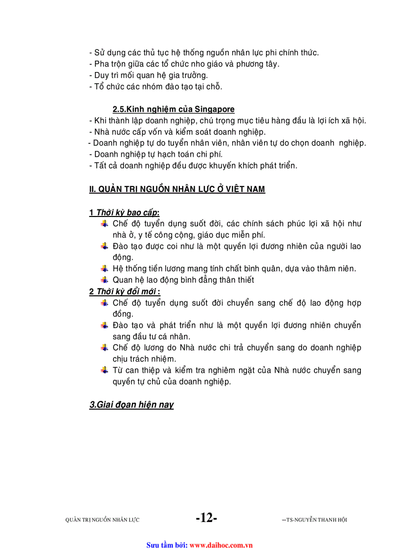 image for page Đề cuơng Quản trị nguồn nhân lực