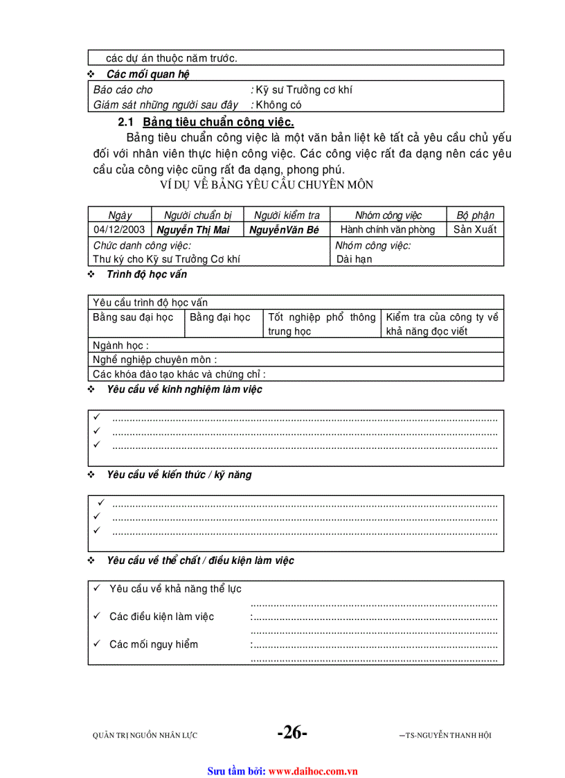 image for page Đề cuơng Quản trị nguồn nhân lực