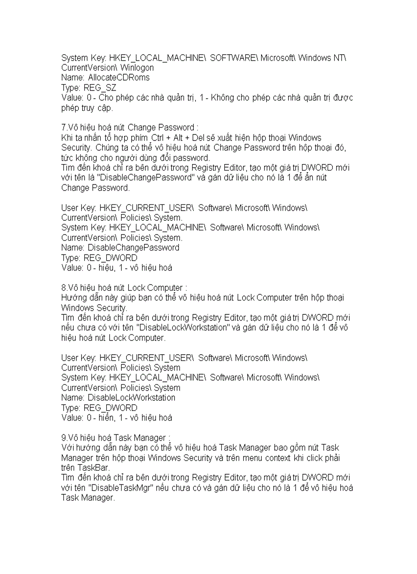 image for page Giáo trình registry