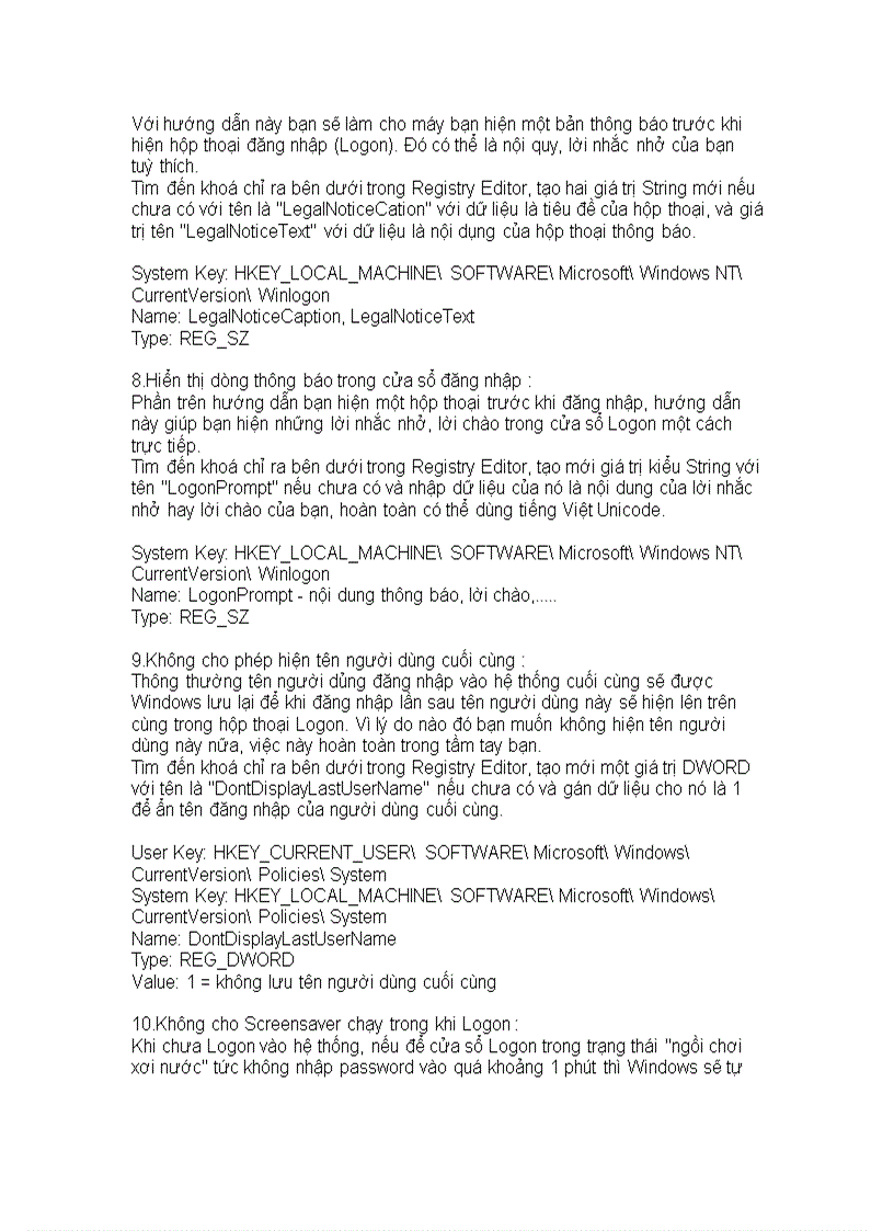 image for page Giáo trình registry