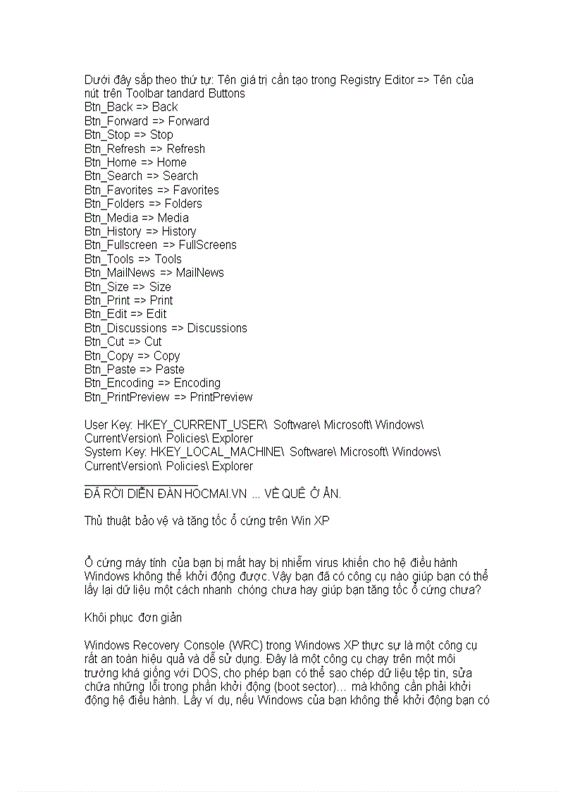 image for page Registry toàn tập
