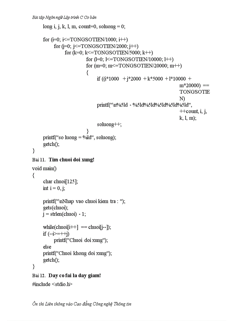 image for page Bài tập lập trình