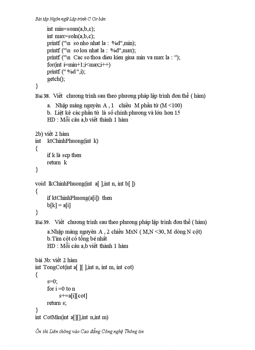 image for page Bài tập lập trình