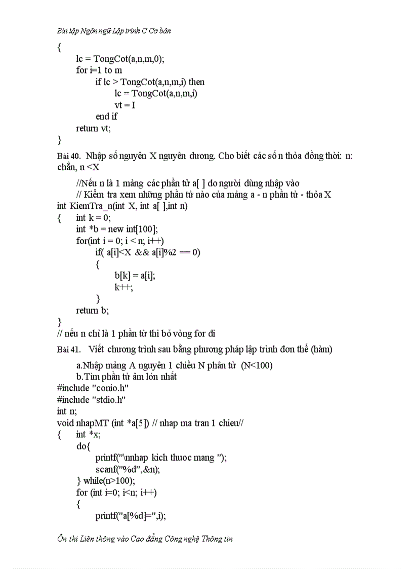 image for page Bài tập lập trình