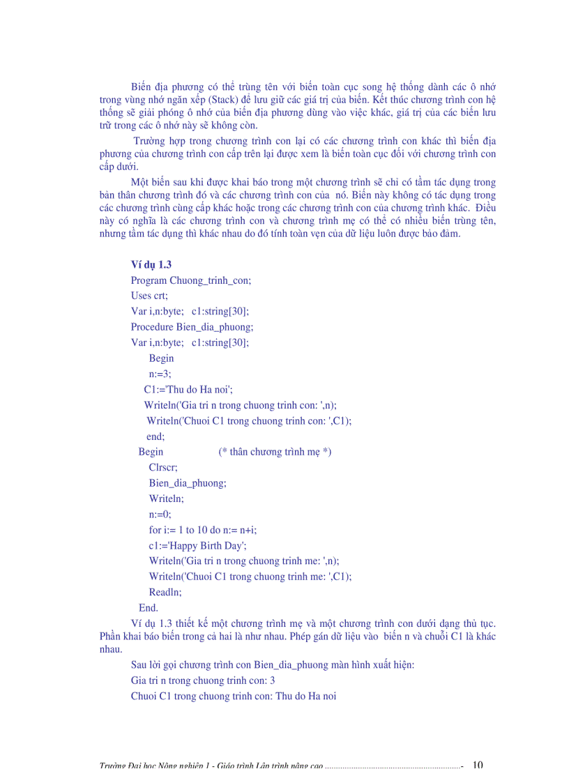 image for page PASCAL nâng cao