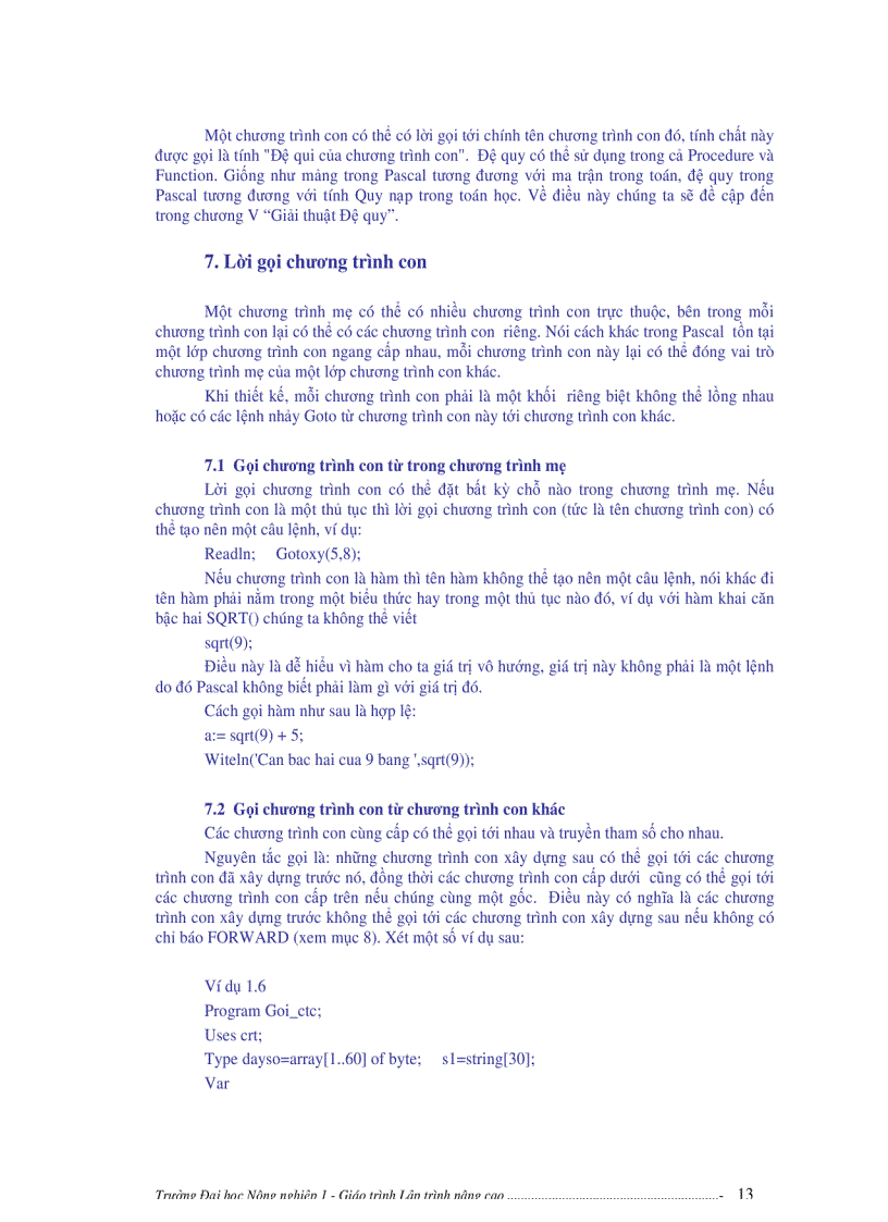 image for page PASCAL nâng cao