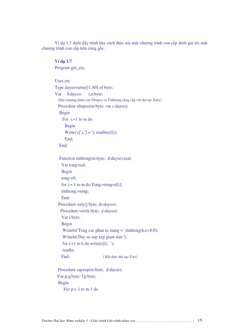 image for page PASCAL nâng cao