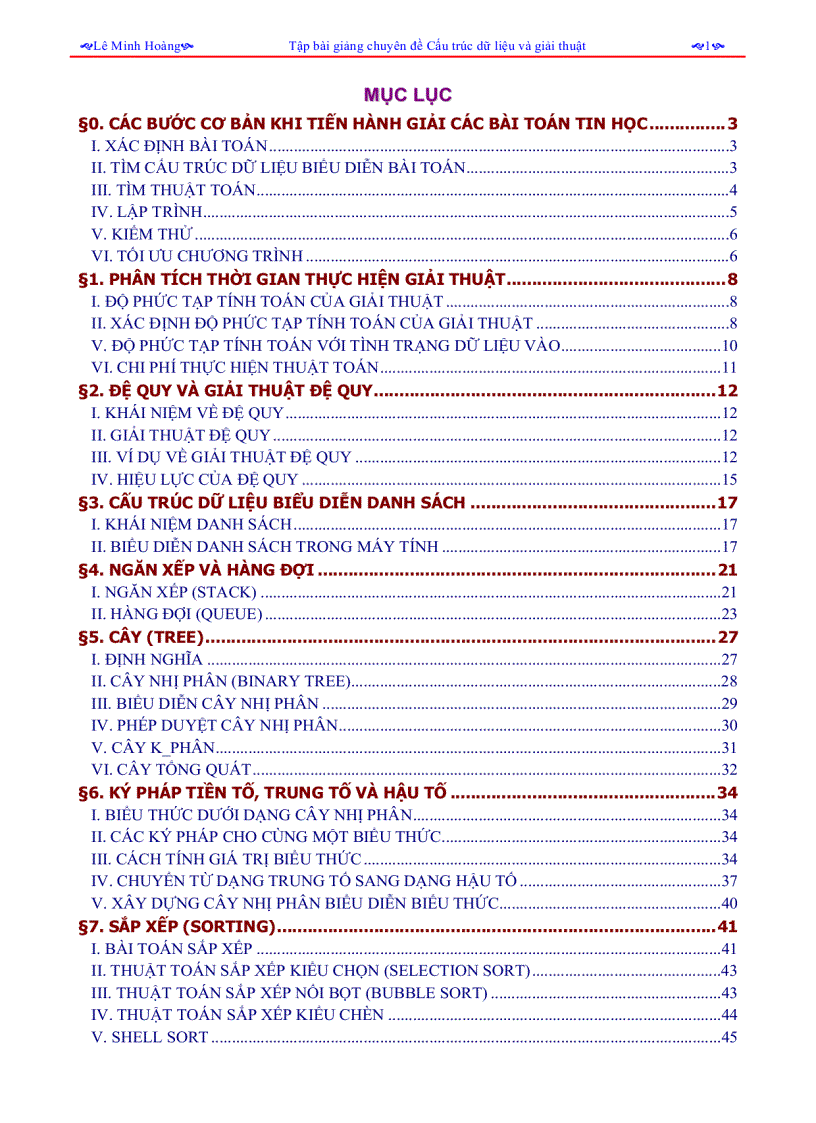 image for page Bài giảng chuyền giải đề cấu trúc dữ liệu và giải thuật