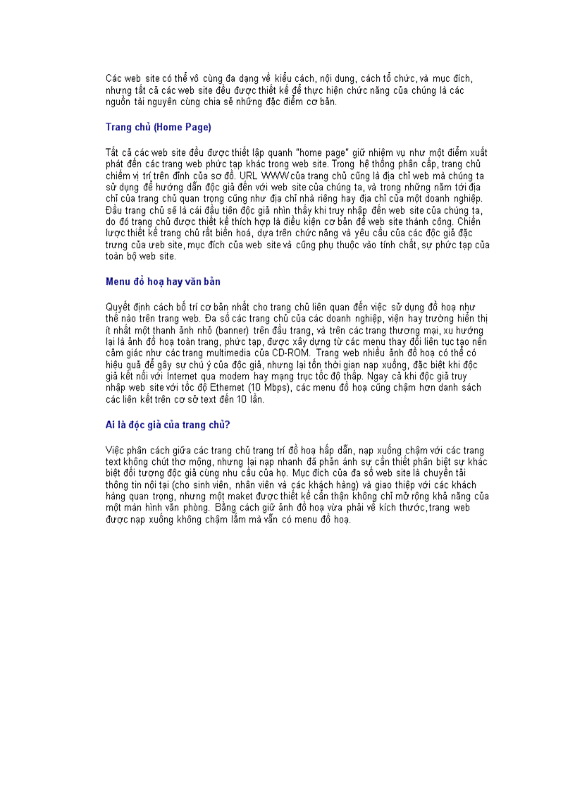 image for page Thiết lập web