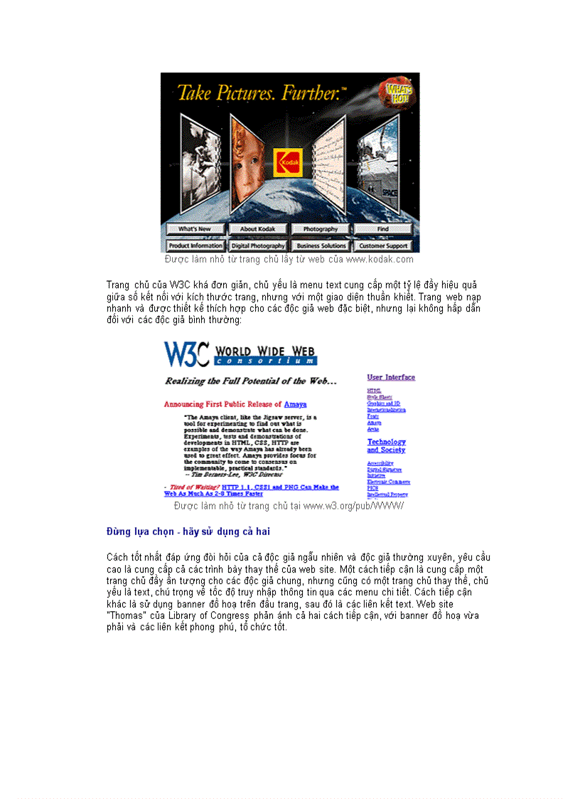 image for page Thiết lập web